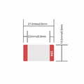 Design Label for 40G QSFP+ SR4/LR4/CSR4/LX4/PLR4/PIR4/IR4/ER4 Transceiver, 1 Roll
