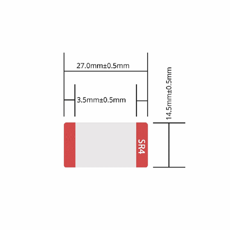 Design Label for 40G QSFP+ SR4/LR4/CSR4/LX4/PLR4/PIR4/IR4/ER4 Transceiver, 1 Roll