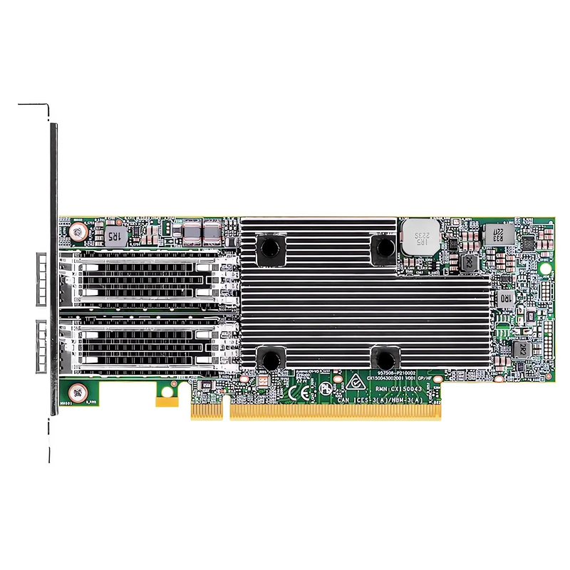 BroadcomÂ® BCM957508-P2100G Ethernet Network Interface Card, P2100G 100GbE Dual-port QSFP56, PCIe 4.0 x 16, Standard & Low Profile