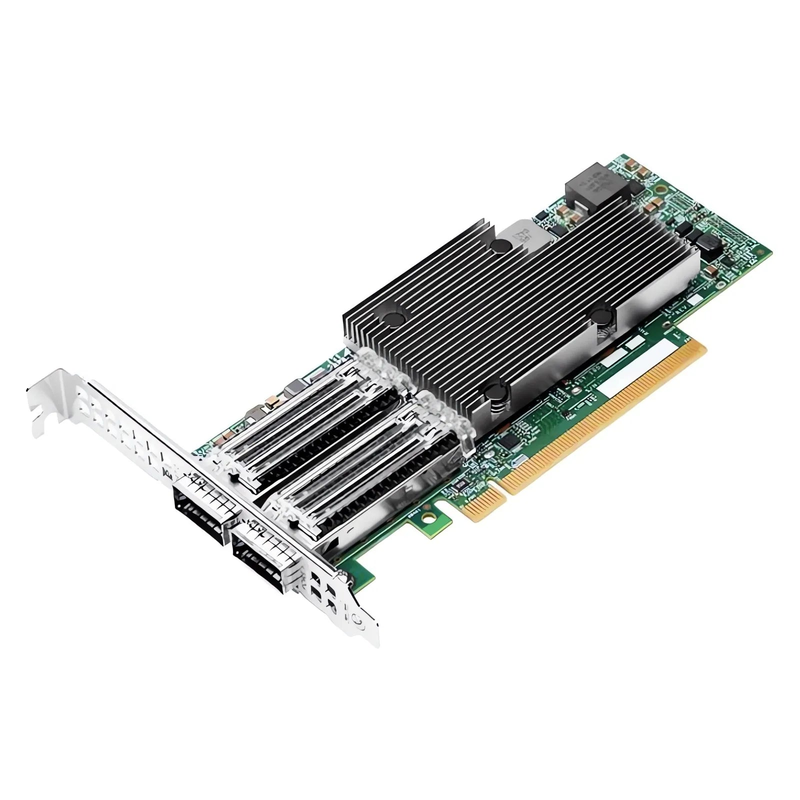 BroadcomÂ® BCM957508-P2100G Ethernet Network Interface Card, P2100G 100GbE Dual-port QSFP56, PCIe 4.0 x 16, Standard & Low Profile