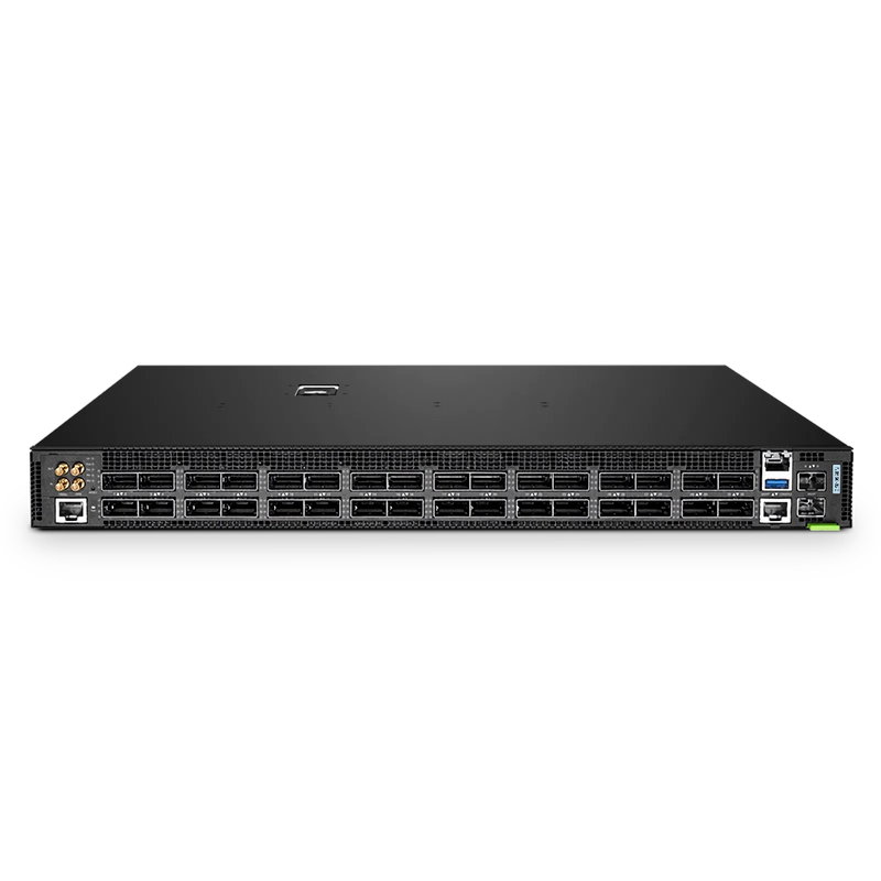 N9550-32D, 32-Port Ethernet HPC/AI Data Center Switch, 32 x 400Gb QSFP-DD, PicOSÂ®, Broadcom Tomahawk 3 Chip, Front-to-Back Airflow