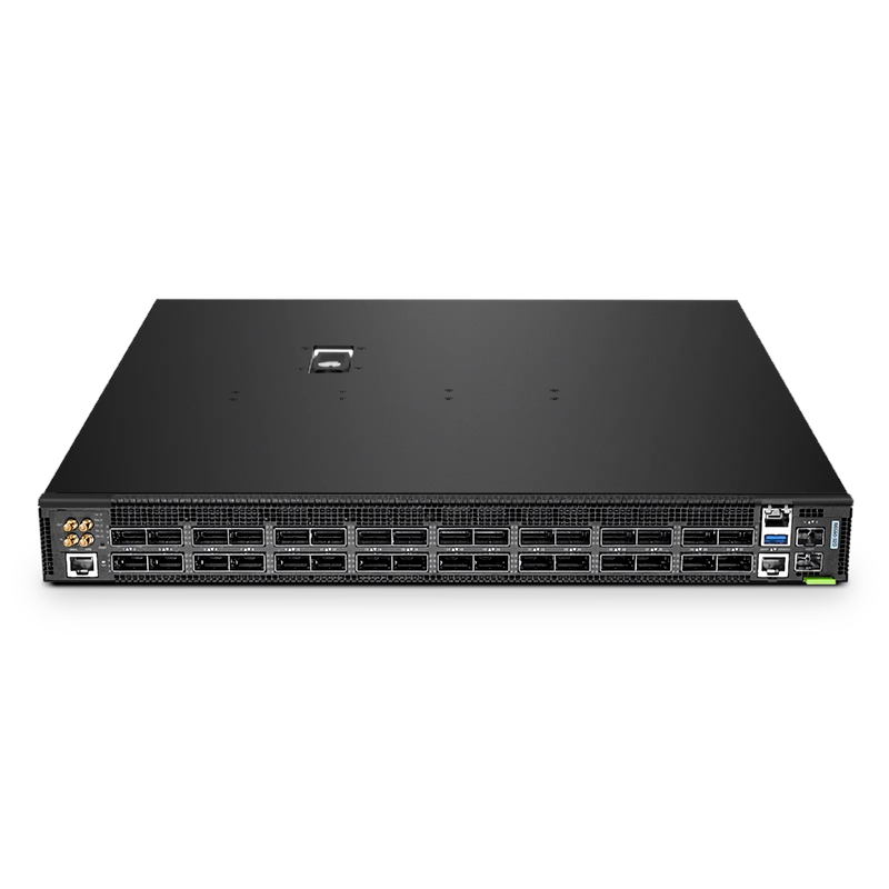 N9550-32D, 32-Port Ethernet HPC/AI Data Center Switch, 32 x 400Gb QSFP-DD, PicOSÂ®, Broadcom Tomahawk 3 Chip, Front-to-Back Airflow
