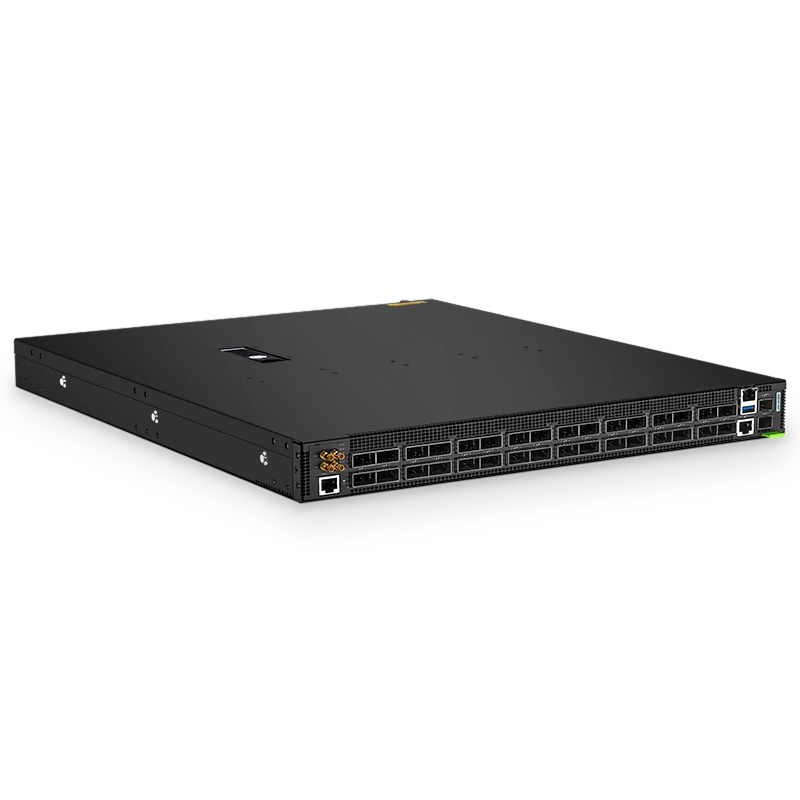 N9550-32D, 32-Port Ethernet HPC/AI Data Center Switch, 32 x 400Gb QSFP-DD, PicOSÂ®, Broadcom Tomahawk 3 Chip, Front-to-Back Airflow