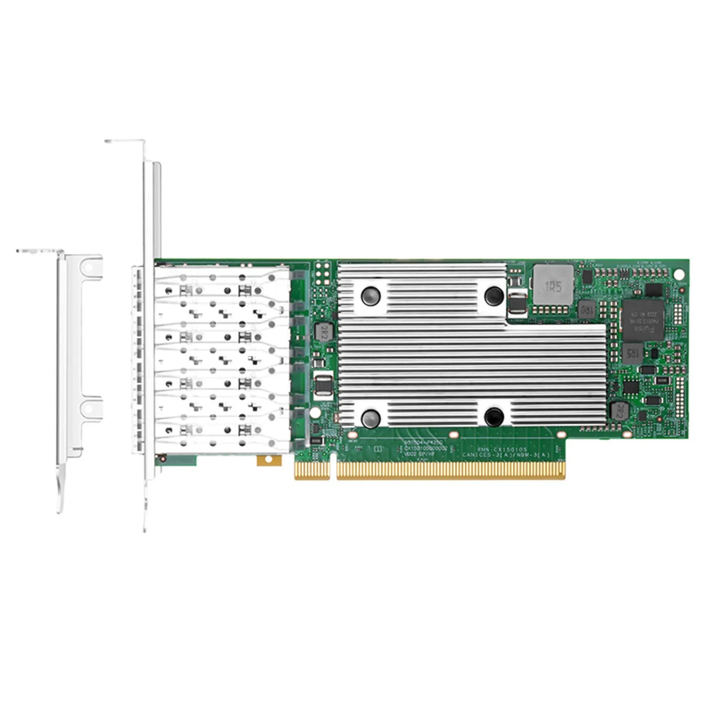 BroadcomÂ® BCM957504-P425G Ethernet Network Interface Card, P425G 25GbE Quad-port SFP28, PCIe 4.0 x16, Standard & Low Profile