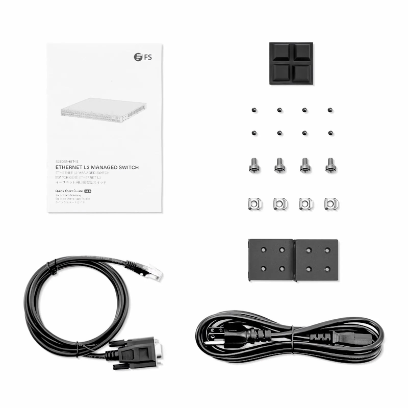 S2805S-48T4S, 48-Port Gigabit Ethernet L3 Smart Managed Switch, 48 x Gigabit RJ45, with 4 x 10Gb SFP+ Uplinks, Realtek Chip