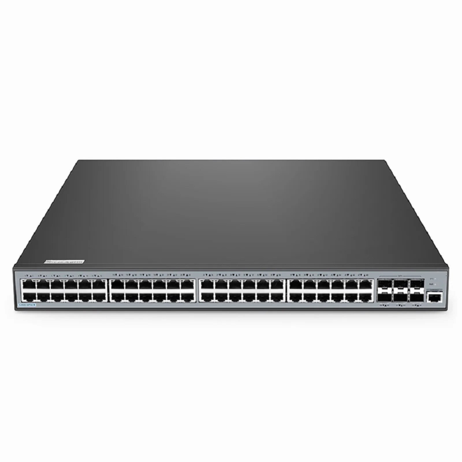S3900-48T6S-R, 48-Port Gigabit Ethernet L2+ Switch, 48 x Gigabit RJ45, with 6 x 10Gb SFP+ Uplinks, Stackable Switch