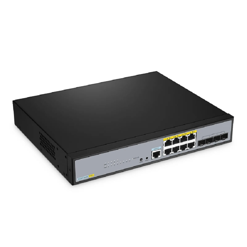 S3260-8MU, 8-Port Ethernet L2+ PoE++ Switch, 8 x 2.5GBASE-T/Multi-Gigabit, with 4 x 10Gb SFP+ Uplinks