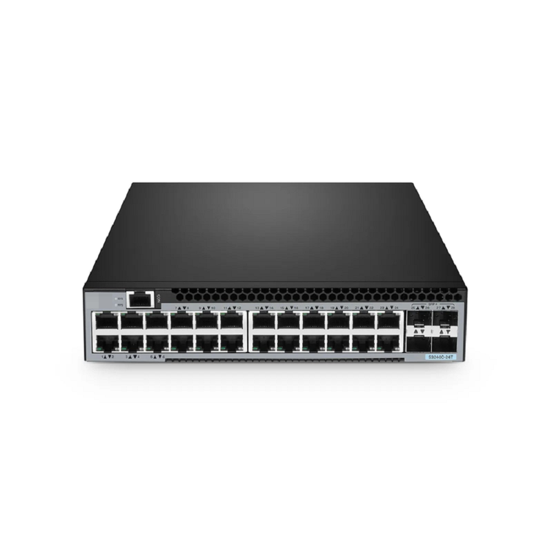 S3240C-24T, 24-Port Ethernet L2+ Compact Half-Width Switch, 24 x Gigabit RJ45, with 4 x 10Gb SFP+ Uplinks