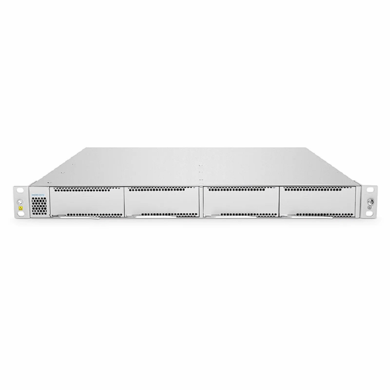 D6000-CH1U, 4 Slots 1U Unloaded Chassis, Support Single-wavelength 100G/400G, Up to 6.4T Capacity, Redundant AC PSUs, Support AmpCon-T/WebGUI Network Management