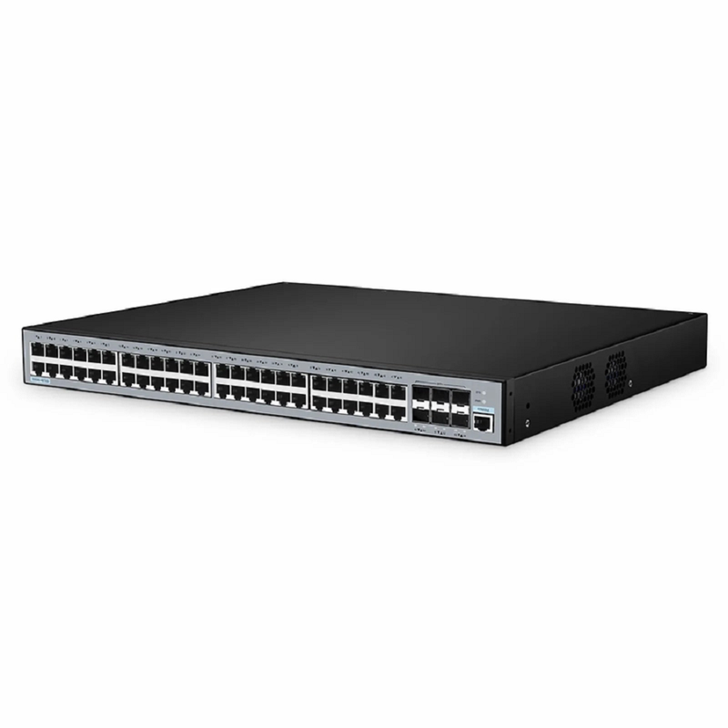 S5500-48T6S, 48-Port Gigabit Ethernet L3 Switch, 48 x Gigabit RJ45, with 6 x 10Gb SFP+ Uplinks, Support Stacking
