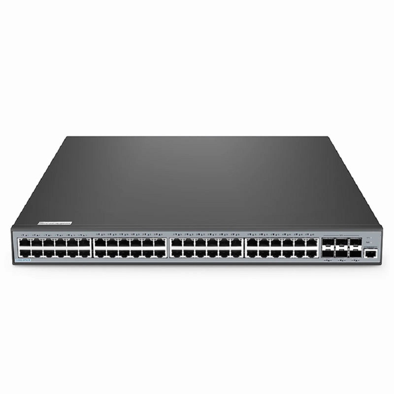 S3900-48T6S-R, 48-Port Gigabit Ethernet L2+ Switch, 48 x Gigabit RJ45, with 6 x 10Gb SFP+ Uplinks, Stackable Switch