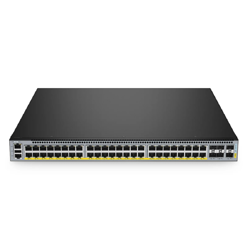 S5440L-48P, 48-Port Gigabit Ethernet L3 PoE+ Switch, 48 x PoE+ Ports @740W, with 6 x 25Gb SFP28 Uplinks, Support VXLAN & MLAG