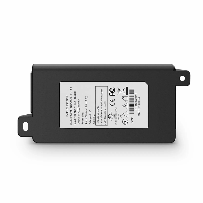 Single Port 1/2.5/5/10G Multi-Gigabit PoE++ Injector, PoE Port @ 60W