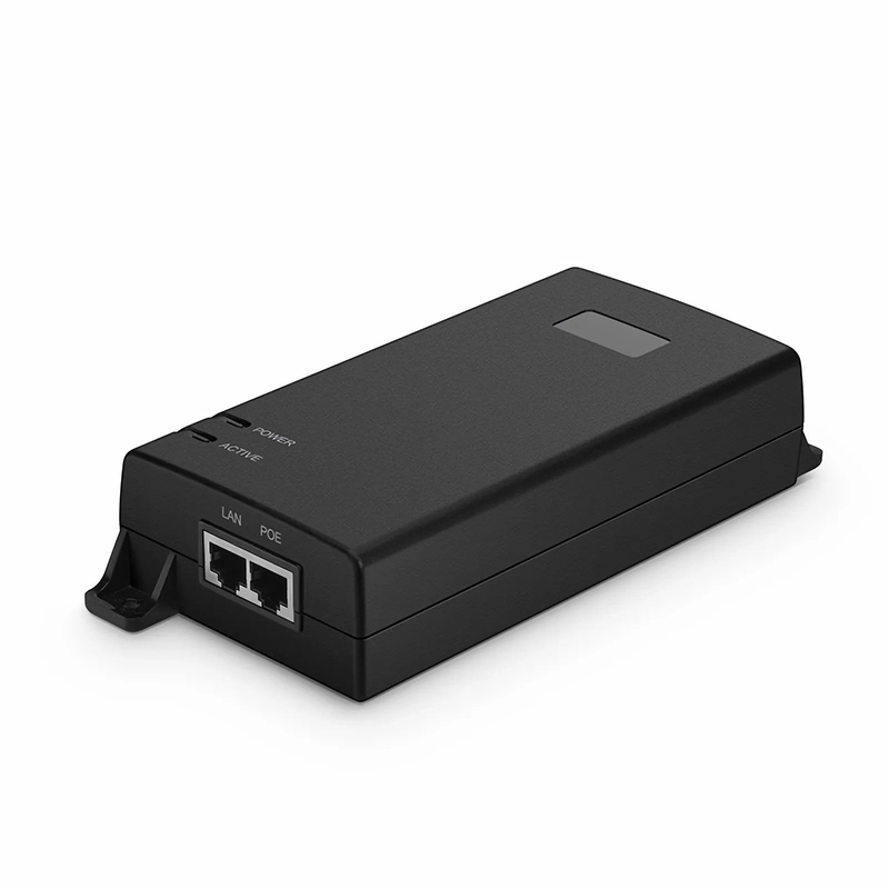 Single Port 10/100/1000M Gigabit PoE++ Injector, PoE Port @ 60W