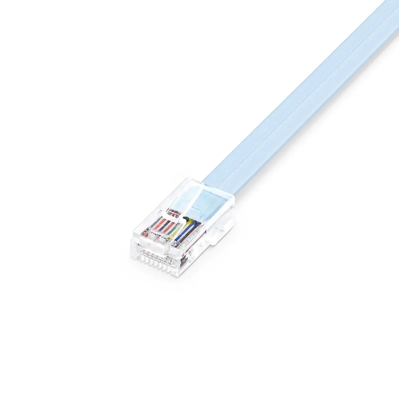 7ft (2m) RJ45 (Male) to DB9 (Female) Console Cable, Blue