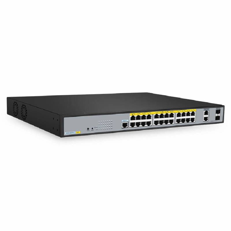 S3250-24TF-U, 24-Port Gigabit Ethernet L2 PoE++ Switchï¼Œ24 x PoE+ Ports @370Wï¼Œwith 2 x 1Gb Combo Uplinks
