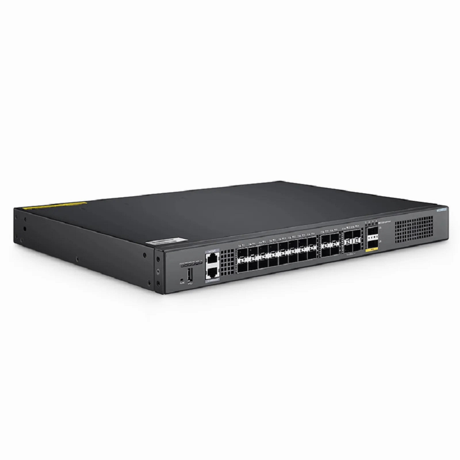 S5860-20SQ, 24-Port Ethernet L3 Switch, 20 x 10Gb SFP+, with 4 x 25Gb SFP28 and 2 x 40Gb QSFP+, Support Stacking, Broadcom Chip