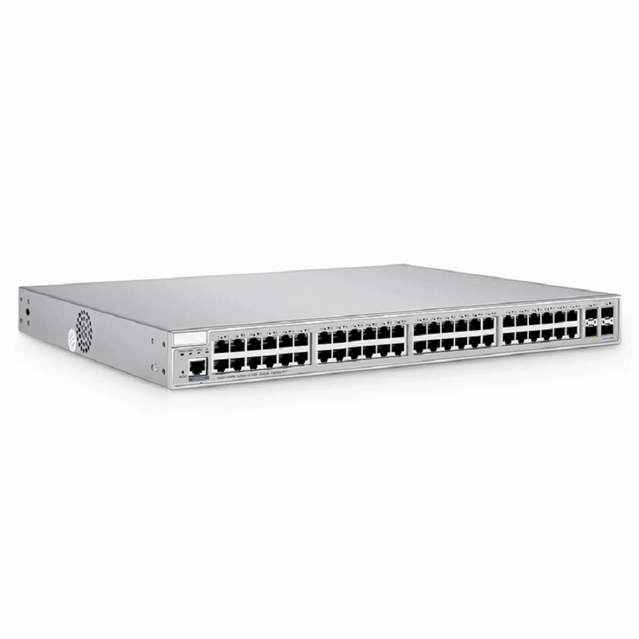 S3910-48TS, 48-Port Gigabit Ethernet L2+ Switch, 48 x Gigabit RJ45, with 4 x 10Gb SFP+ Uplinks, Stackable Switch, Broadcom Chip