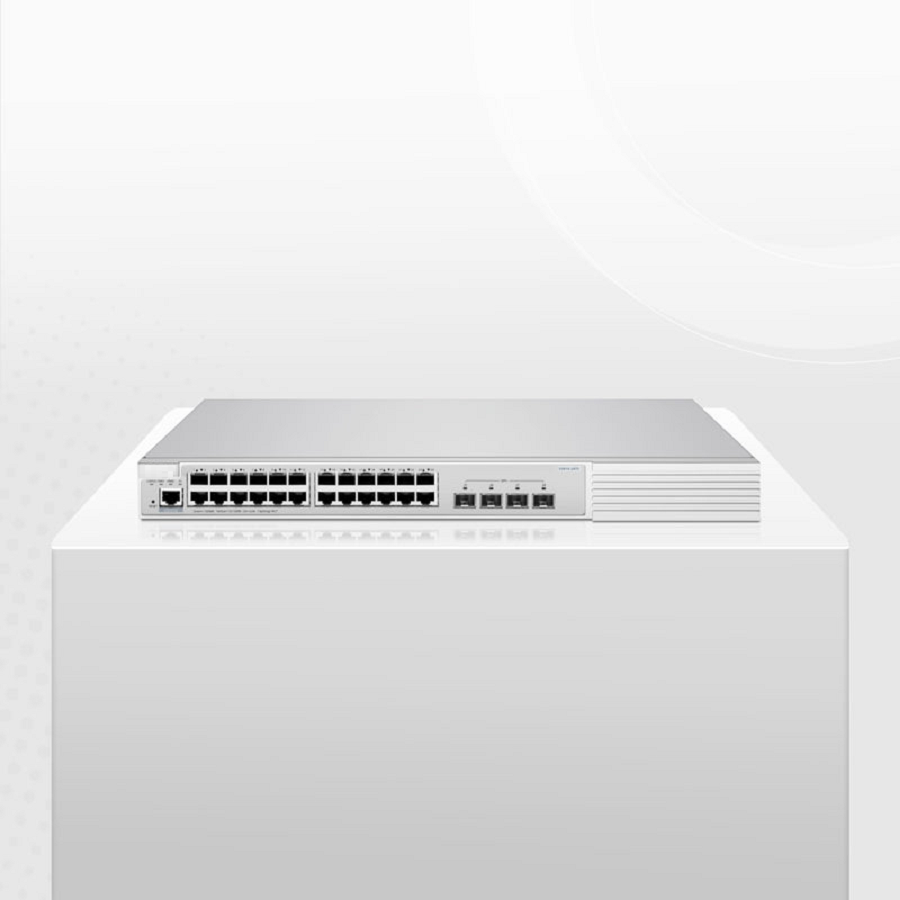 S3910-24TS, 24-Port Gigabit Ethernet L2+ Switch, 24 x Gigabit RJ45, with 4 x 10Gb SFP+ Uplinks, Stackable Switch, Broadcom Chip