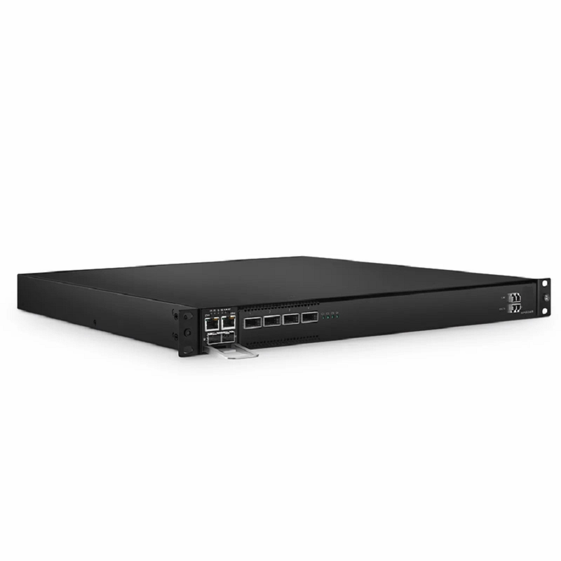 DCP920-D08PA, 8 Channel 100G DWDM PAM4 Active Multiplexer, C45-C60, 8 x 100G QSFP28, Single Fiber, Side-A, with Built-in 100G PAM4 Module, 1U Rack Mount, 0-80km, Support AmpCon-T/Web Network Management