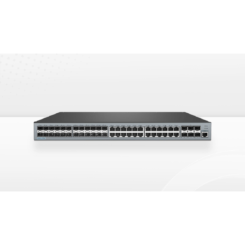 S5500-24TF6S, 48-Port Gigabit Ethernet L3 Switch, 24 x Gigabit RJ45, 24 x 1Gb SFP, with 6 x 10Gb SFP+ Uplinks, Support Stacking