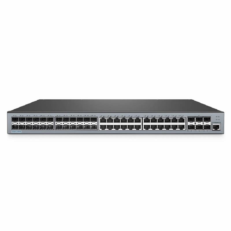 S5500-24TF6S, 48-Port Gigabit Ethernet L3 Switch, 24 x Gigabit RJ45, 24 x 1Gb SFP, with 6 x 10Gb SFP+ Uplinks, Support Stacking