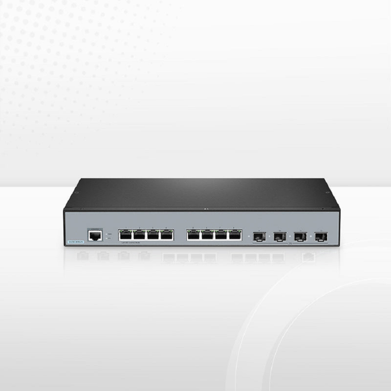 S3200-8MG4S, 8-Port Ethernet L2+ Switch, 8 x 100M/1000M/2.5G Multi-Gigabit RJ45, with 4 x 10Gb SFP+ Uplinks