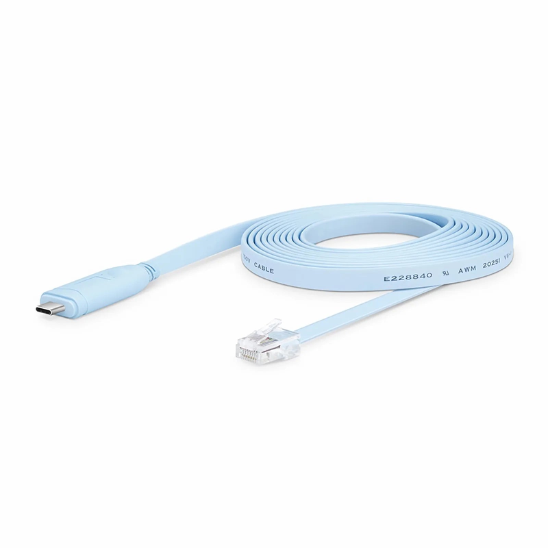 7ft (2m) USB C (Male) to RJ45 (Male) Console Cable, Blue