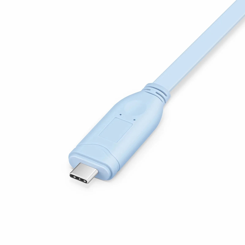 7ft (2m) USB C (Male) to RJ45 (Male) Console Cable, Blue