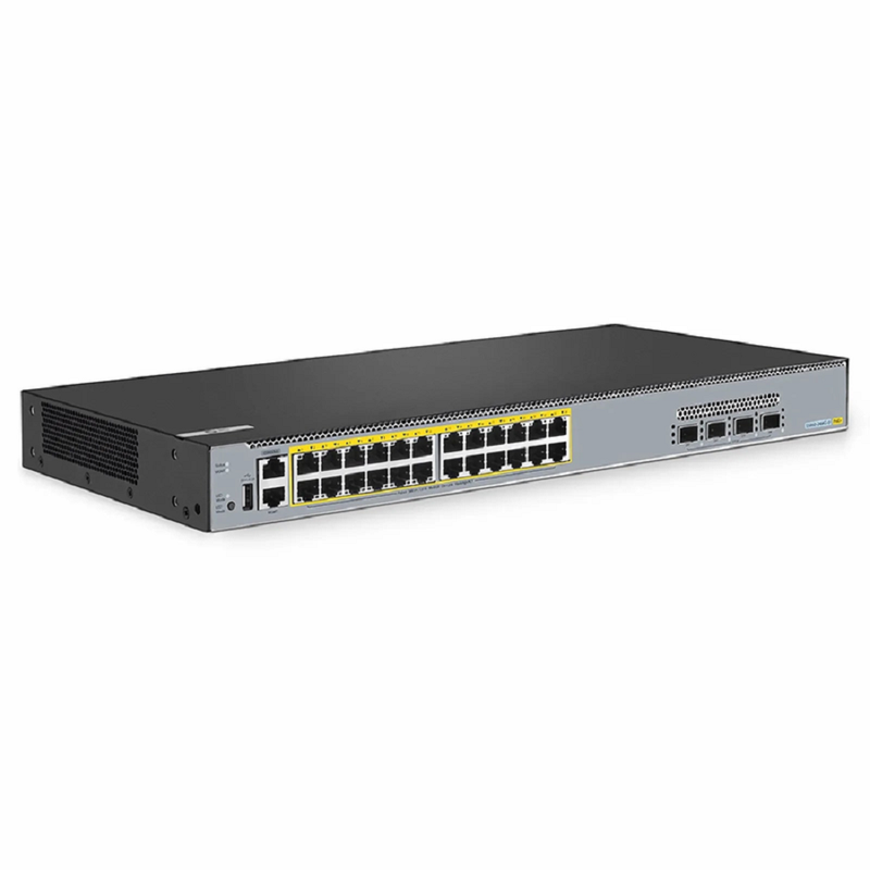 S5860-24MG-U, 24-Port Ethernet L3 PoE++ Switch, 24 x 5GBASE-T/Multi-Gigabit Ports, with 4 x 25Gb SFP28 Uplinks, Support Stacking, Broadcom Chip