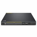 S5860-24XB-U, 24-Port Ethernet L3 PoE++ Switch, 24 x 10GBASE-T/Multi-Gigabit, 4 x 10Gb SFP+, with 4 x 25Gb SFP28 Uplinks, Support Stacking, Broadcom Chip