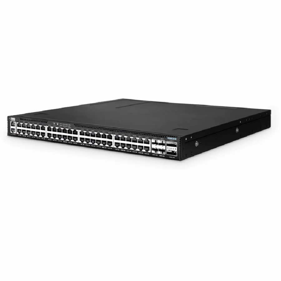 S5870-48T6BC, 48-Port Ethernet L3 Enterprise Switch, 48 x Gigabit RJ45, with 4 x 25Gb SFP28 and 2 x 100Gb QSFP28 Uplinks, PicOSÂ®, Support EVPN-VXLAN, Broadcom Chip