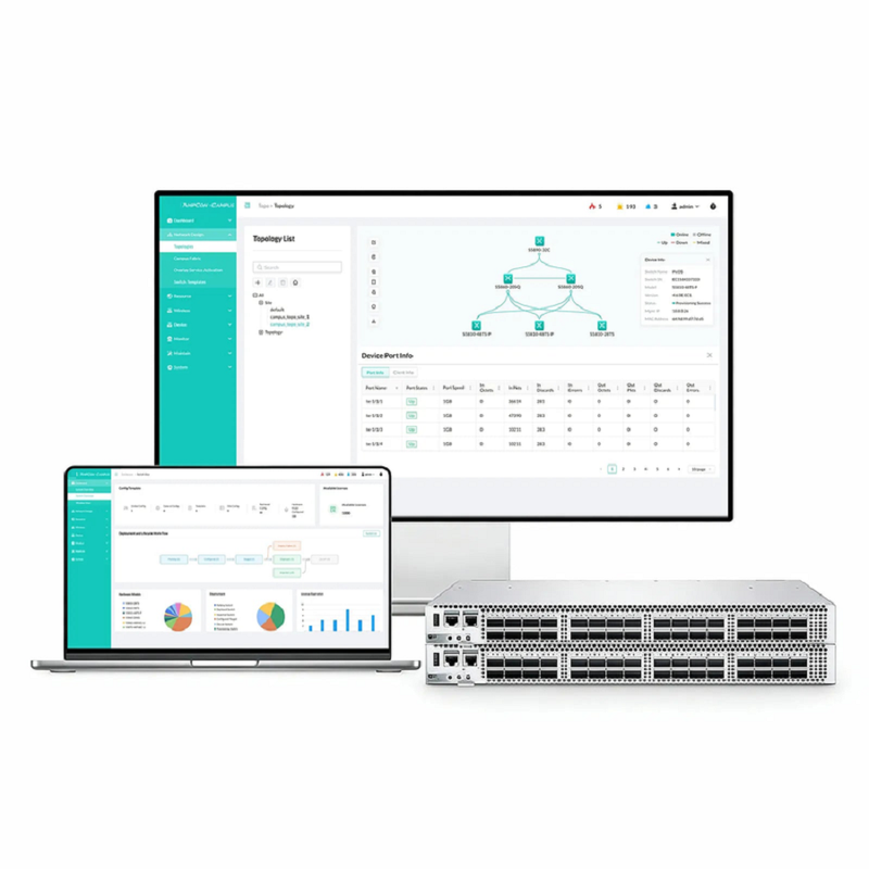 S5890-32C, 32-Port Ethernet L3 Switch, 32 x 100Gb QSFP28, PicOSÂ®, Support MLAG, Broadcom Chip