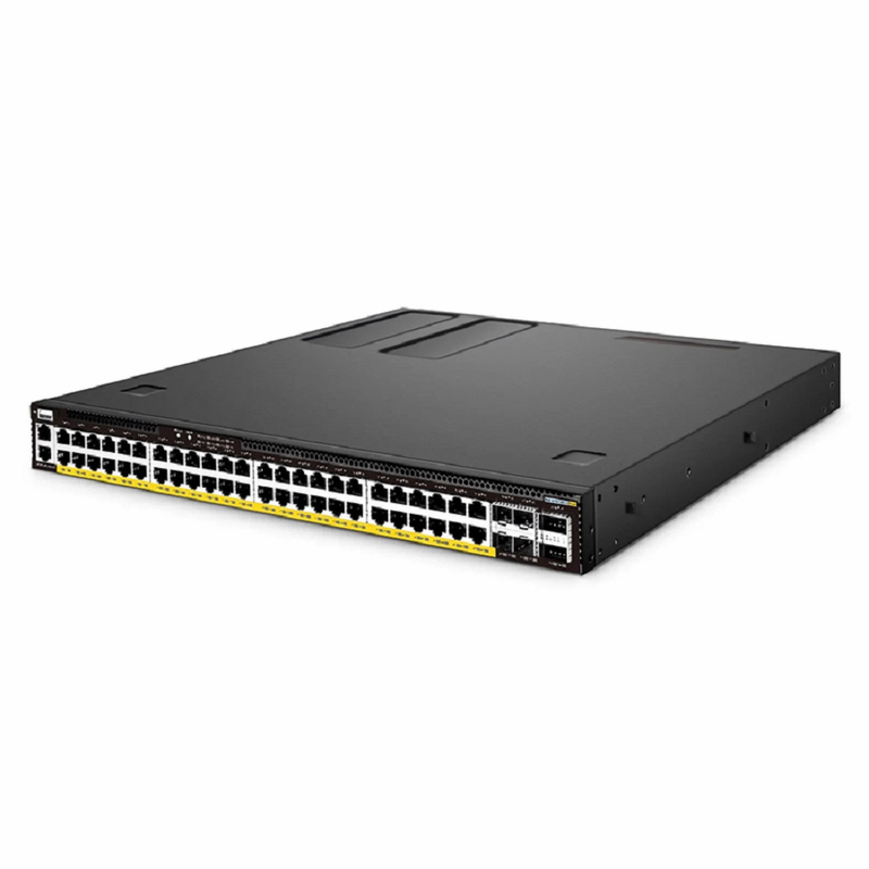 S5870-48T6BC-U, 48-Port Ethernet L3 PoE++ Switch, 48 x PoE++ Ports @1560W, with 4 x 25Gb SFP28 and 2 x 100Gb QSFP28 Uplinks, PicOSÂ®, Support EVPN-VXLAN, MLAG & Perpetual PoE, Broadcom Chip