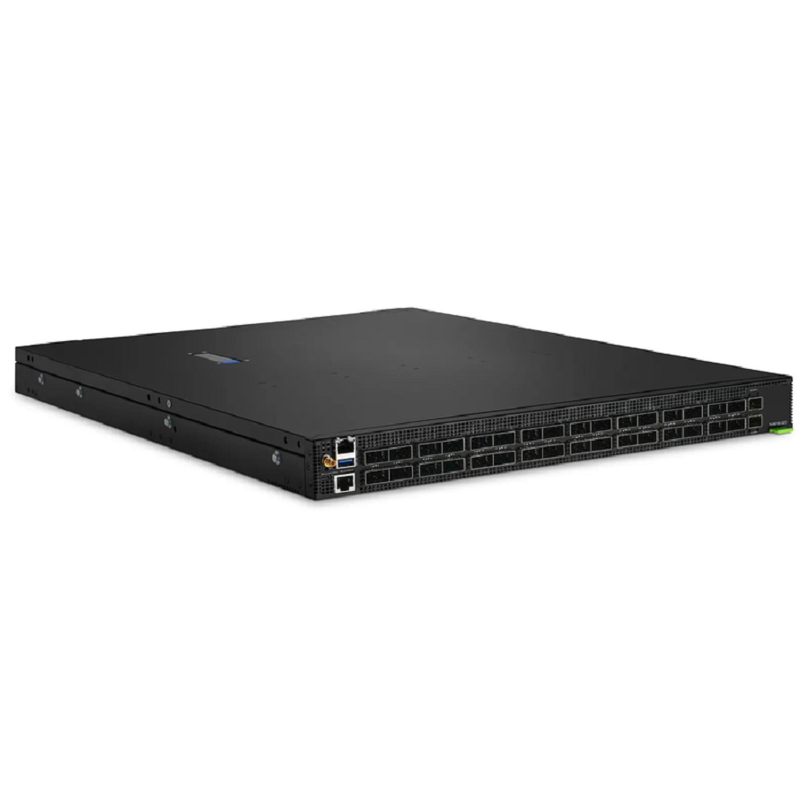 N8610-32D, 32-Port Ethernet HPC/AI Data Center Switch, 32 x 400Gb QSFP-DD, PicOSÂ®, Broadcom Tomahawk 4 Chip, Front-to-Back Airflow