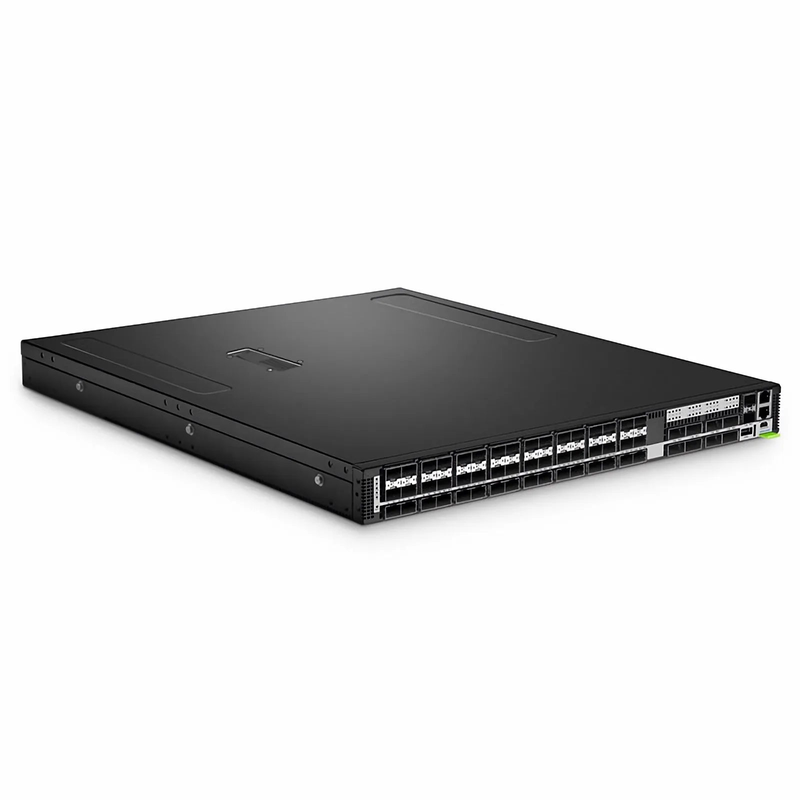 N8550-48B8C, 48-Port Ethernet Data Center Switch, 48 x 25Gb SFP28, 8 x 100Gb QSFP28 Uplinks, with 2 x 10Gb SFP+ Management Port, PicOSÂ®, Broadcom Trident 3 Chip, Back-to-Front Airflow