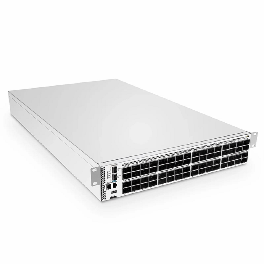 N9600-64OD, 64-Port Ethernet HPC/AI Data Center Switch, 64 x 800Gb OSFP, PicOSÂ®, Broadcom Tomahawk 5 Chip, Front-to-Back Airflow