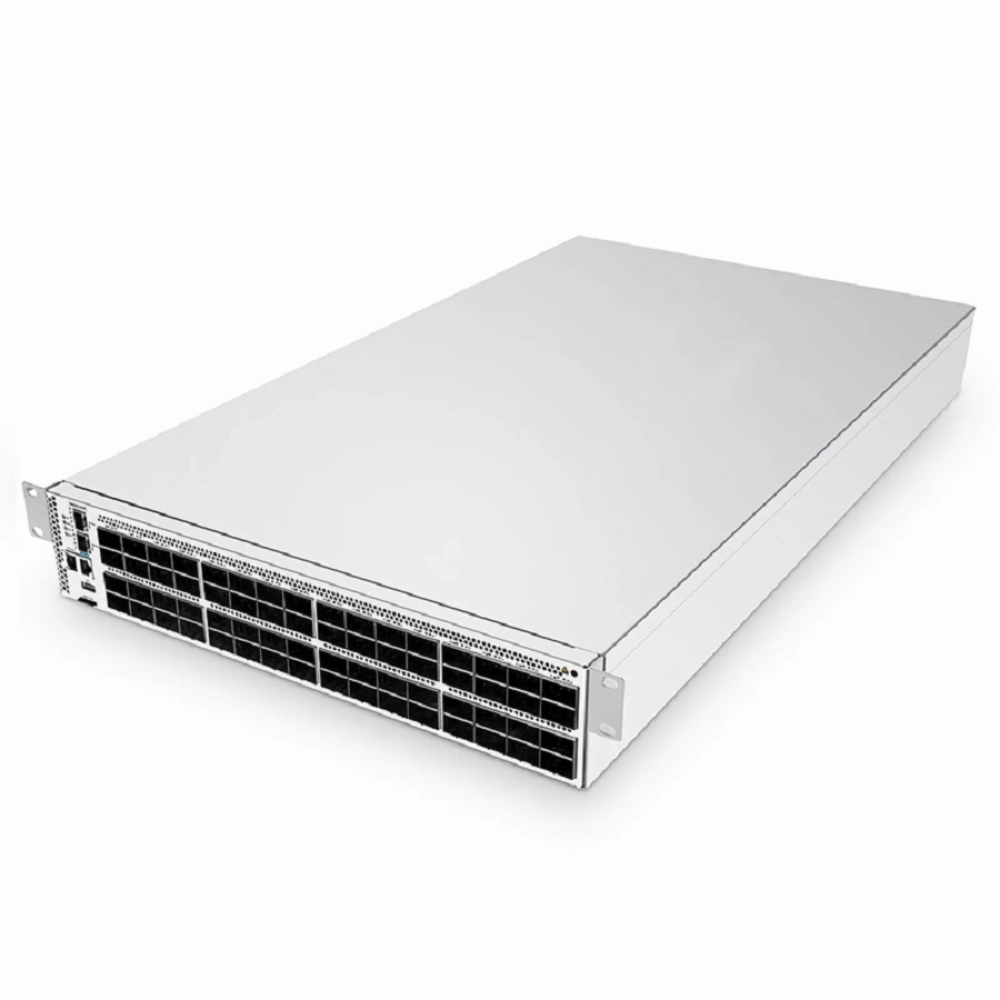 N9600-64OD, 64-Port Ethernet HPC/AI Data Center Switch, 64 x 800Gb OSFP, PicOSÂ®, Broadcom Tomahawk 5 Chip, Front-to-Back Airflow
