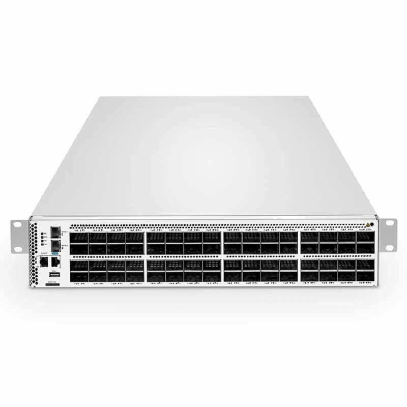 N9600-64OD, 64-Port Ethernet HPC/AI Data Center Switch, 64 x 800Gb OSFP, PicOSÂ®, Broadcom Tomahawk 5 Chip, Front-to-Back Airflow