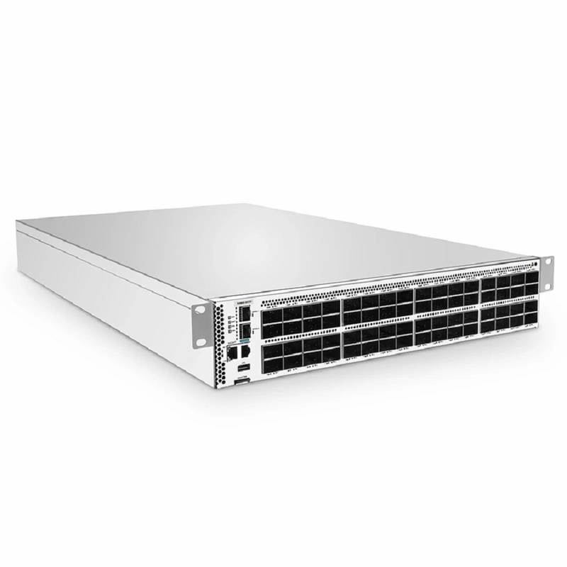 N9600-64OD, 64-Port Ethernet HPC/AI Data Center Switch, 64 x 800Gb OSFP, PicOSÂ®, Broadcom Tomahawk 5 Chip, Front-to-Back Airflow