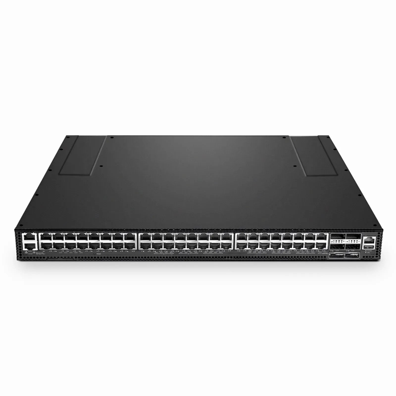N5850-48X6C, 48-Port Ethernet Data Center Switch, 48 x 10G RJ45, with 6 x 100G QSFP28 Uplinks, PicOSÂ®, Broadcom Trident 3 Chip, Front-to-Back Airflow