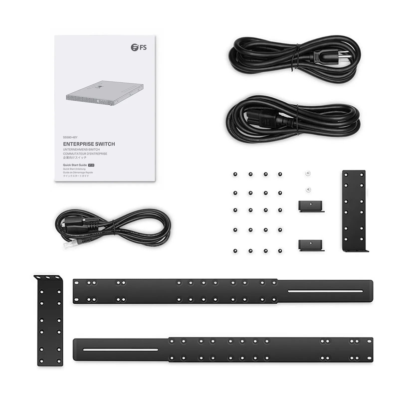 S5580-48Y, 48-Port Ethernet L3 Switch, 48 x 25Gb SFP28, 8 x 100Gb QSFP28 Uplinks, PicOSÂ®, Support EVPN-VXLAN&MLAG, Broadcom Chip