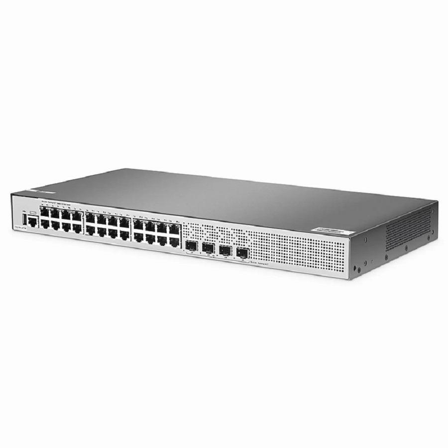 S3270-24TM, 24-Port Gigabit Ethernet L2+ Switch, 24 x Gigabit RJ45, with 4 x 1/2.5Gb SFP Uplinks, PicOSÂ®, Broadcom Chip
