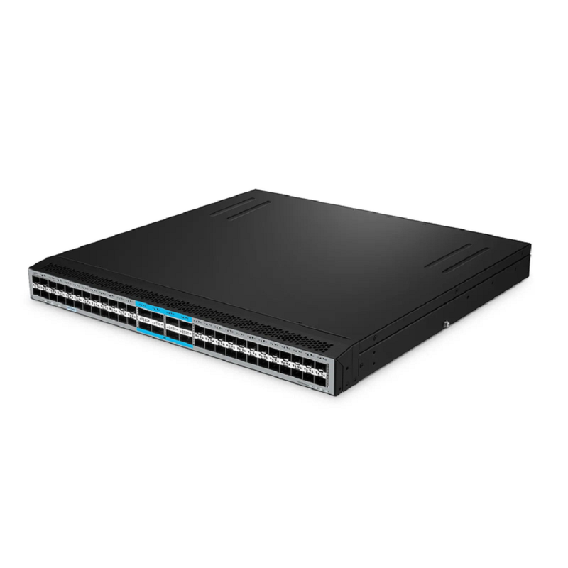 S5470-48Y, 48-Port Ethernet L3 Switch, 48 x 25Gb SFP28, with 8 x 100Gb QSFP28 Uplinks, PicOSÂ®, Support MLAG