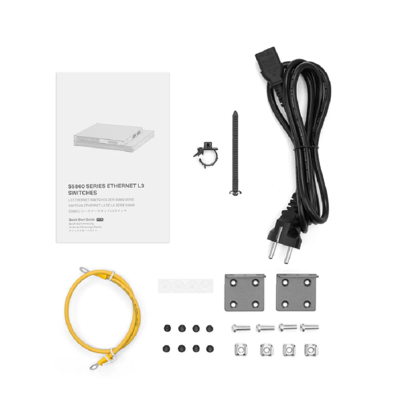 S5860-24MG-U, 24-Port Ethernet L3 PoE++ Switch, 24 x 5GBASE-T/Multi-Gigabit Ports, with 4 x 25Gb SFP28 Uplinks, PicOSÂ®, Support MLAG & Perpetual PoE, Broadcom Chip