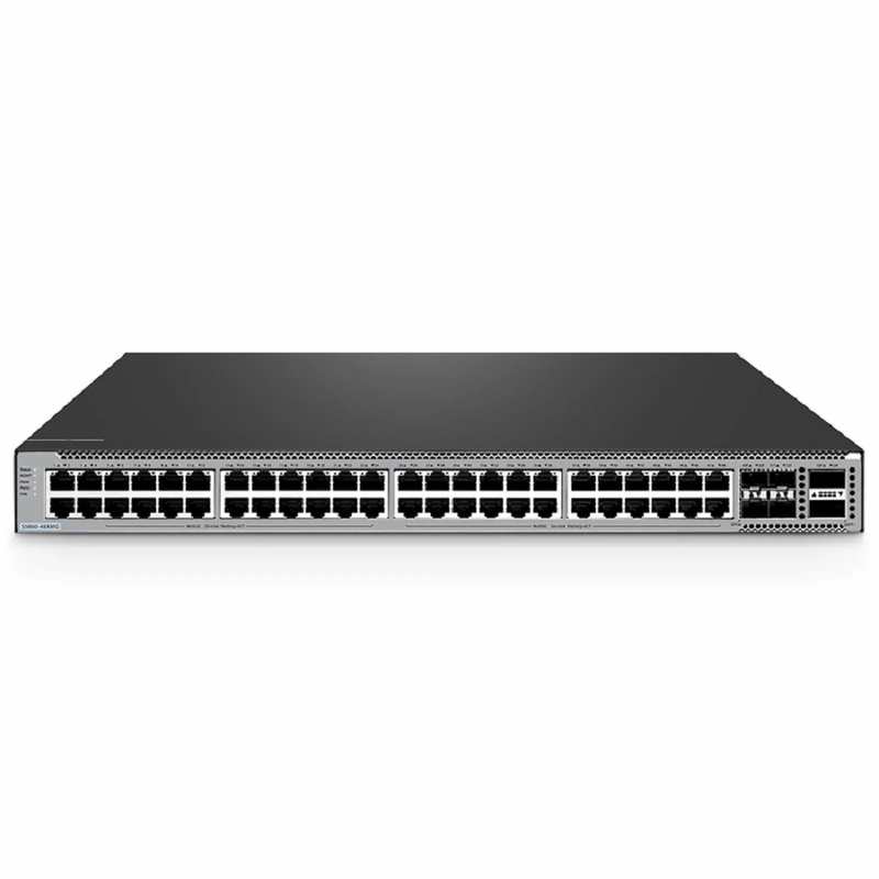 S5860-48XMG, 48-Port Ethernet L3 Switch, 48 x 10GBASE-T/Multi-Gigabit Ports, 4 x 25Gb SFP28, with 2 x 40Gb QSFP+ Uplinks, PicOSÂ®, Support MLAG, Broadcom Chip