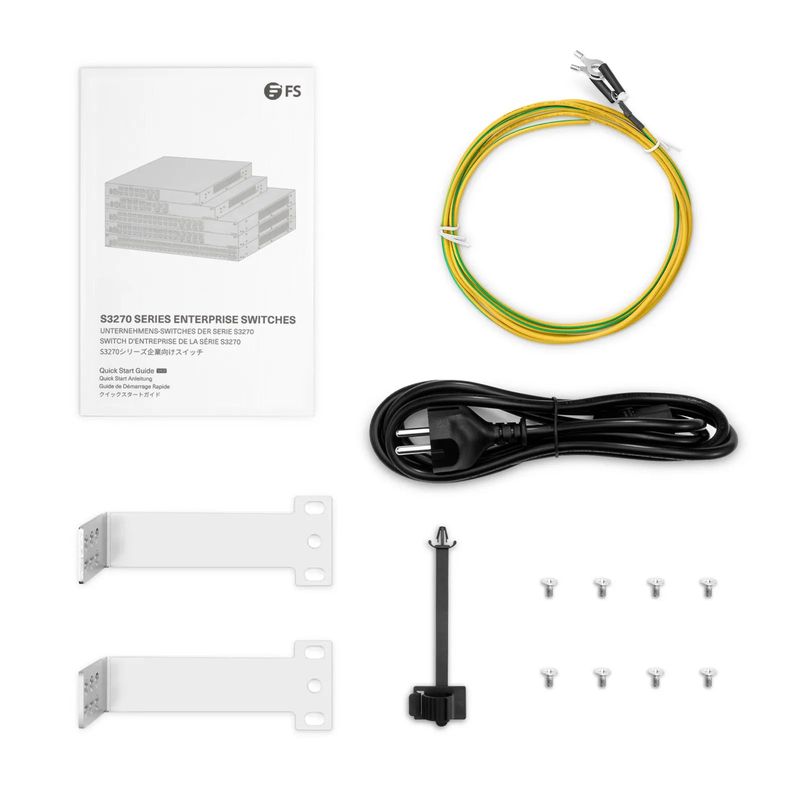 S3270-10TM, 10-Port Gigabit Ethernet L2+ Switch, 10 x Gigabit RJ45, with 2 x 1/2.5Gb SFP Uplinks, PicOSÂ®, Broadcom Chip