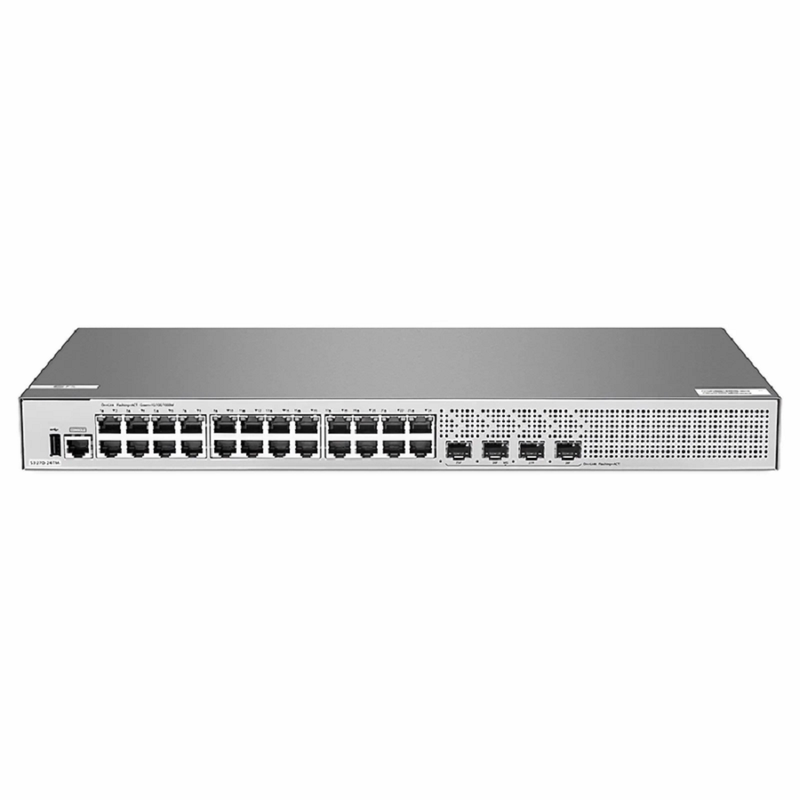S3270-24TM, 24-Port Gigabit Ethernet L2+ Switch, 24 x Gigabit RJ45, with 4 x 1/2.5Gb SFP Uplinks, PicOSÂ®, Broadcom Chip
