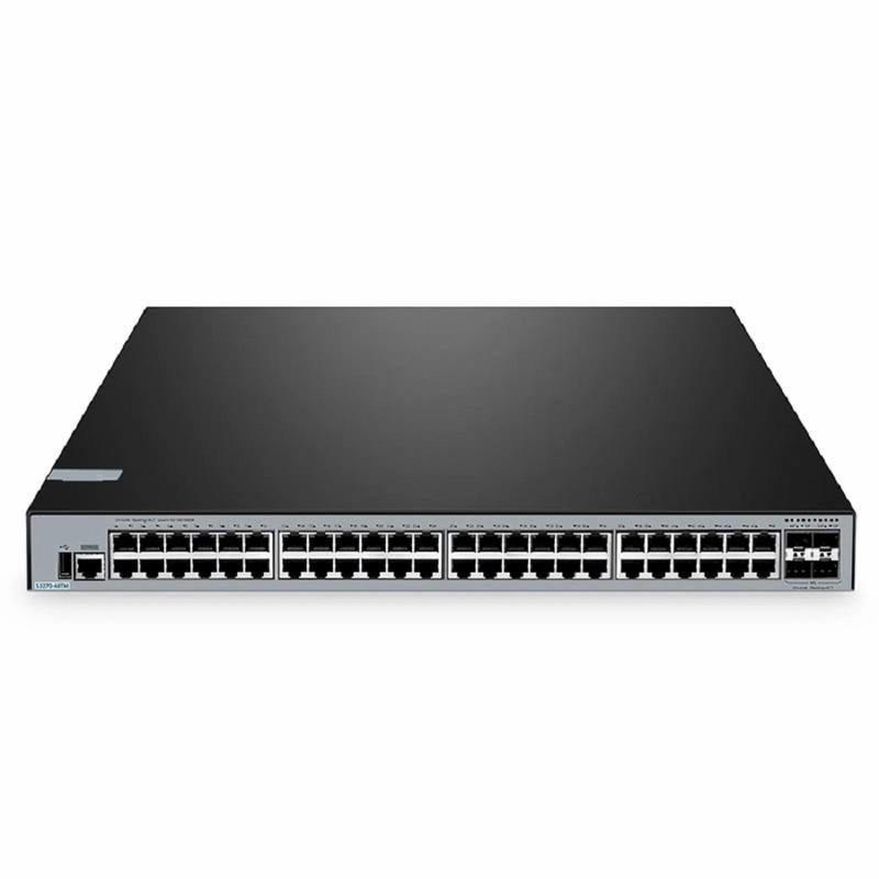 S3270-48TM, 48-Port Gigabit Ethernet L2+ Switch, 48 x Gigabit RJ45, with 4 x 1/2.5Gb SFP Uplinks, PicOSÂ®, Broadcom Chip