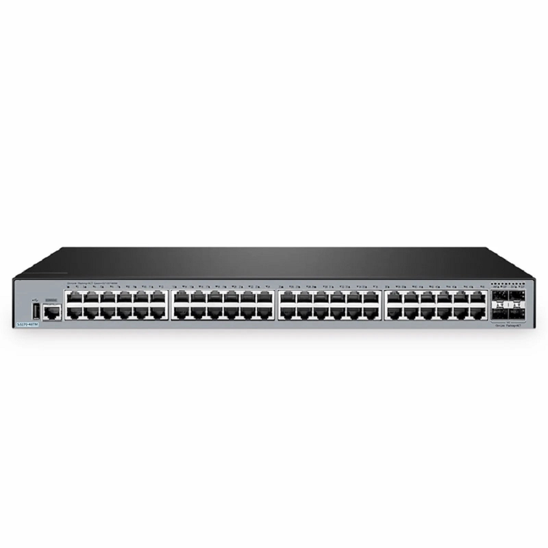 S3270-48TM, 48-Port Gigabit Ethernet L2+ Switch, 48 x Gigabit RJ45, with 4 x 1/2.5Gb SFP Uplinks, PicOSÂ®, Broadcom Chip